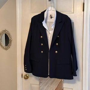 Women’s size 18 double breasted blazer.